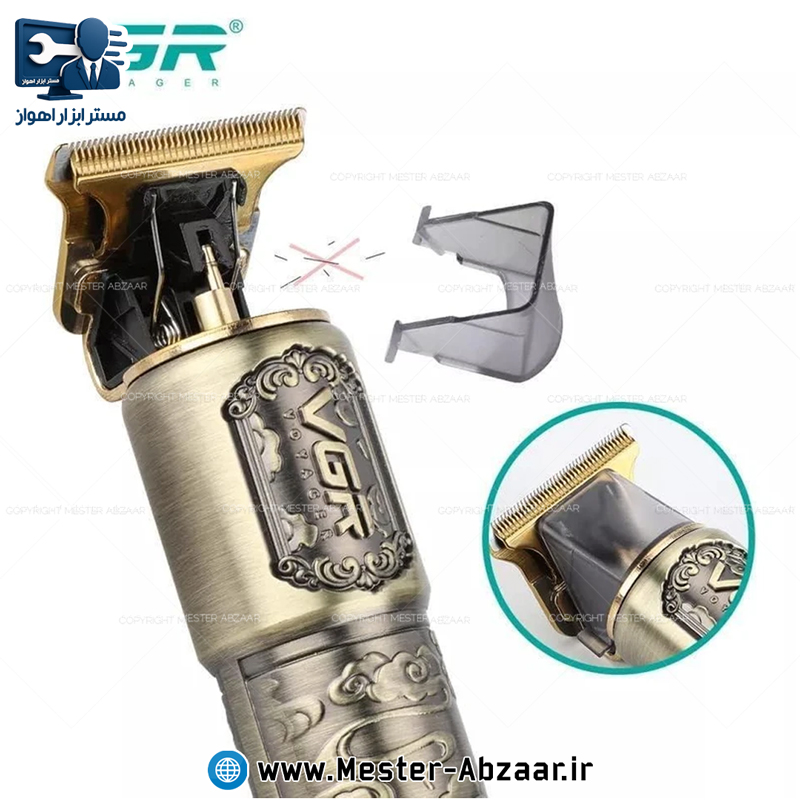 ریش تراش و موزر شارژی VGR اصلی سر و صورت ماشین اصلاح مدل وی جی ار مدل V-073