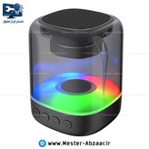 اسپیکر بلوتوثی قابل حمل 7 رنگ RGB شارژی مسافرتی مینی مدل E-3052