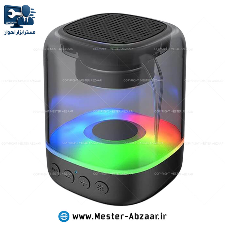 اسپیکر بلوتوثی قابل حمل 7 رنگ RGB شارژی مسافرتی مینی مدل E-3052