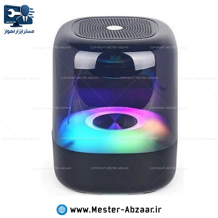اسپیکر بلوتوثی قابل حمل 7 رنگ RGB شارژی مسافرتی مینی مدل E-3052
