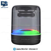 اسپیکر بلوتوثی قابل حمل 7 رنگ RGB شارژی مسافرتی مدل E-3061