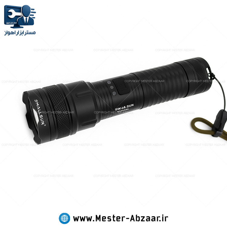 چراغ قوه فلزی دستی مسافرتی جیبی شارژی چند حالته زوم دار اسمال سان مدل SMALL SUN ZY-Z08