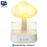 چراغ خواب اسپیکردار طرح ابر باران ساز قارچی بلوتوثی Bluetooth speaker rain cloud humidifier