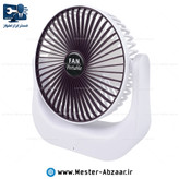 پنکه مینی فن رو میزی شارژی سه سرعته مدل FAN PORTABLE FT-903 رومیزی تاشو