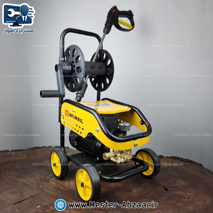 کارواش کالسکه ای دینامی صنعتی فشار قوی شاسی دار 3980 وات 350 بار اینتی مکس مدل INTIMAX 2025
