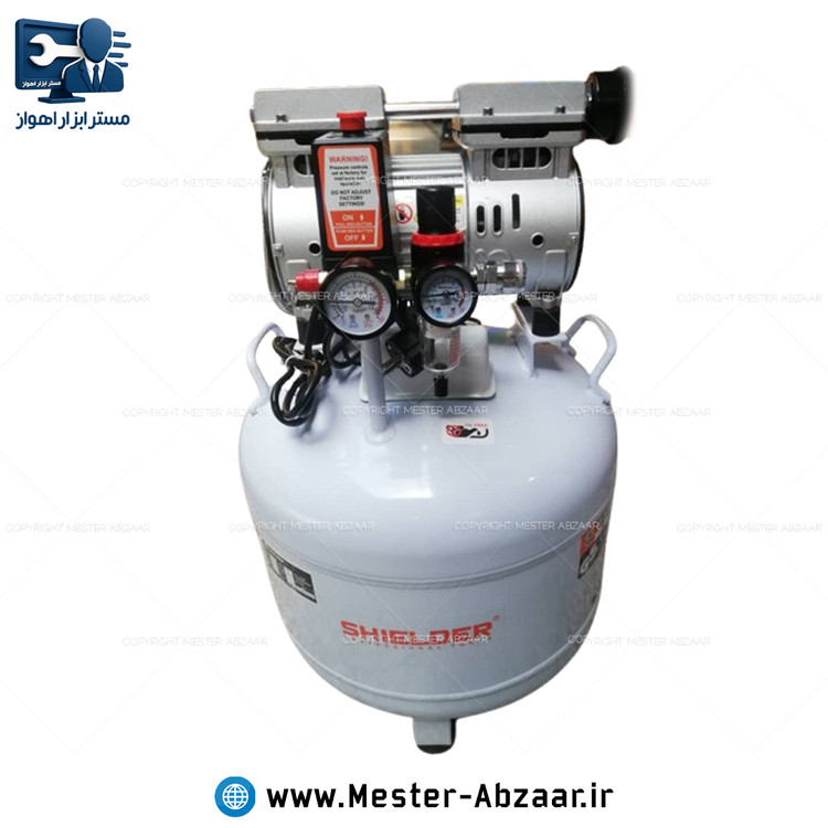 کمپرسور باد سایلنت 35 لیتری برند شیلدر مخزن گرد مدل SHIELDER SH-3555