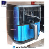 سرخ کن هواپز 15 لیتری لمسی دو ۲ المنت بدون روغن 3000 وات صفحه تخت فیلیپس مدل PHILIPS PH-1890 بزرگ سرخکن همراه سبد جدا شونده صفحه رنگی