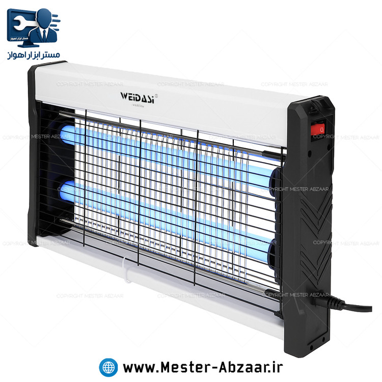 حشره کش برقی ویداسی 10 وات نور آبی مدل WD-255 Weidasi پشه گیر جرقه ای