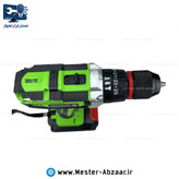 دریل پیچ گوشتی چکشی شارژی 36VF ولت با لوازم کامل سبز باس مدل BOSS GREEN BS123XY901-7