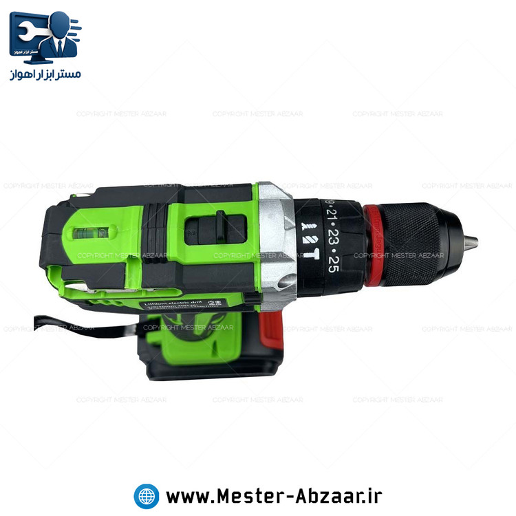 دریل پیچ گوشتی چکشی شارژی 36VF ولت با لوازم کامل سبز باس مدل BOSS GREEN BS123XY901-7