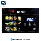 سرخ کن هواپز 14 لیتری لمسی دو ۲ المنت بدون روغن 2800 وات دیجیتالی تفال صفحه سه بعدی مدل TEFAL EY908 بزرگ سرخکن
