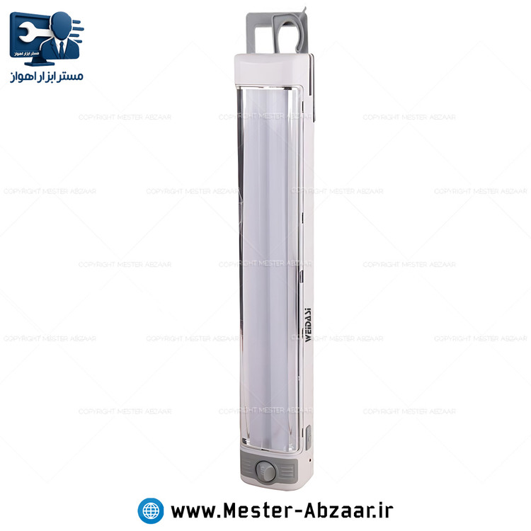 چراغ نور افکن مهتابی 84 لامپی شارژی اضطراری برند ویداسی مدل WEIDASI WD-839T