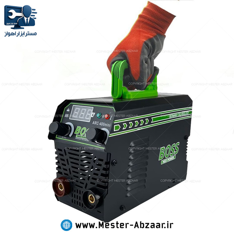 اینورتر 400 آمپر مینی دیجیتال سبز مشکی باس تحت لیسانس آلمان مدل BOSS ARC-400MINI GREEN