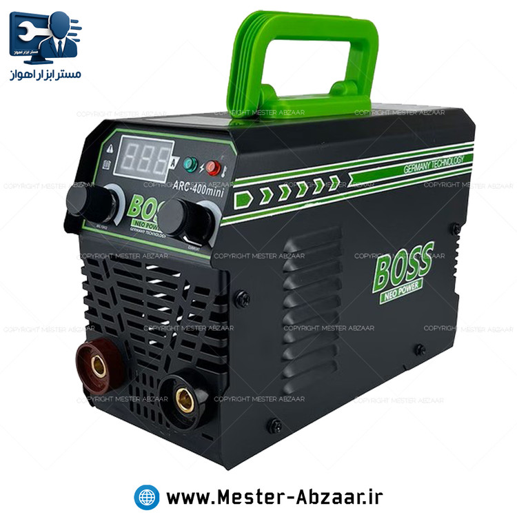اینورتر 400 آمپر مینی دیجیتال سبز مشکی باس تحت لیسانس آلمان مدل BOSS ARC-400MINI GREEN