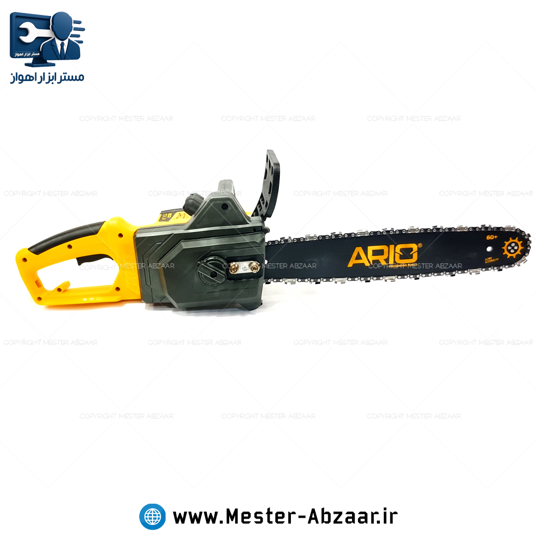 اره برقی زنجیری ۴۰ سانت 2200 وات آریو جدید درخت بری پر قدرت با گارانتی مدل ARIO EC-1640 405mm