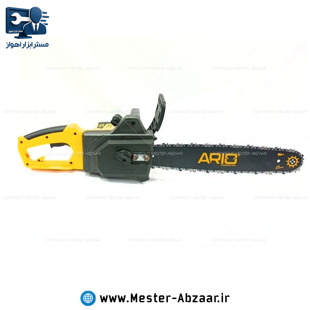 اره برقی زنجیری ۴۰ سانت 2200 وات آریو جدید درخت بری پر قدرت با گارانتی مدل ARIO EC-1640 405mm