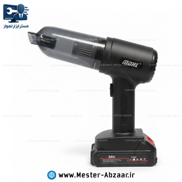 جارو شارژی پر قدرت 24 ولت دمنده مسافرتی خودرو و ماشین مدل MD-16