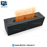 دستگاه بخور سرد طرح شعله آتش مدل HUMIDIFIER رطوبت ساز مستطیل رومیزی نور رنگی