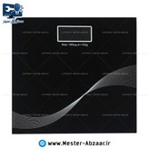 ترازو دیجیتالی شیشه ای دارای دما سنج مدل bathroom scale