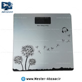ترازو دیجیتالی شیشه ای دارای دما سنج مدل bathroom scale