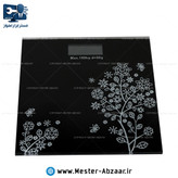 ترازو دیجیتالی شیشه ای دارای دما سنج مدل bathroom scale