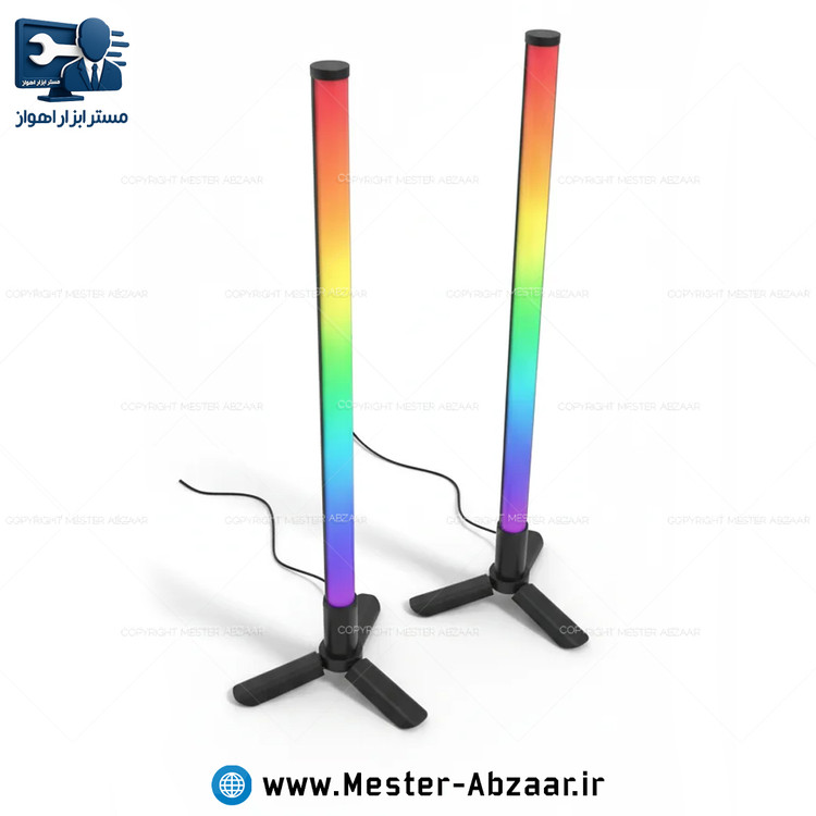چراغ رقص نور اکولایزر استندی سنسور حساس به صدا هفت رنگ LED مدل TABLE LAMP