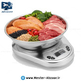 ترازو وزنه دیجیتال 5 کیلویی خانگی کاسه ای آشپزخانه مدل XF01