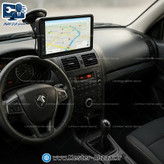 مانیتور و مولتی مدیا 8 اینچ لمسی خودرو برند آکسیوم دیزاین آمریکا با دوربین عقب مدل AXIOM MP5