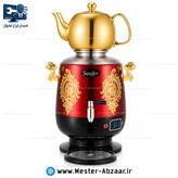 چای ساز سماور برقی 2200 وات 4 لیتری طرح دار سونیفر مدل SONIFER SF-2138