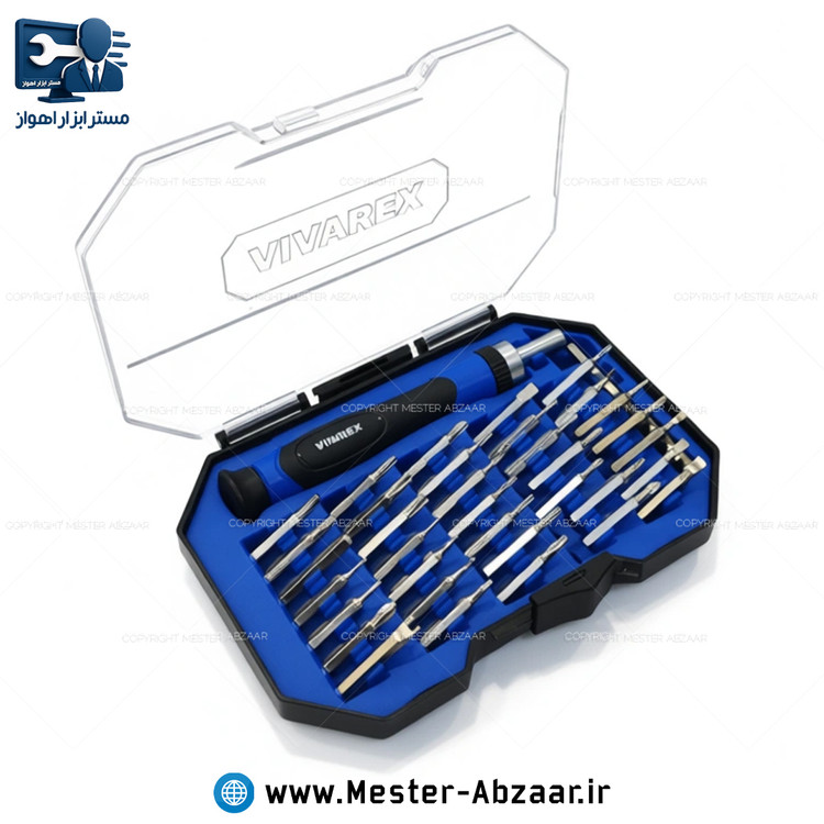 ست پیچ گوشتی و بیت 37 عددی ویوارکس مدل VIVAREX VR3765-SD