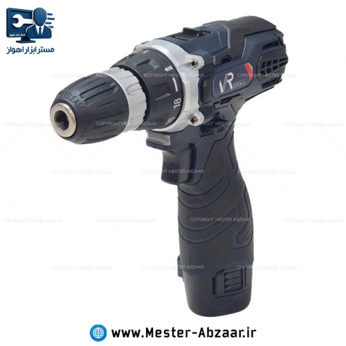 دریل شارژی 12 ولت ( با قابلیت انتخاب تعداد باتری ) یکسال گارانتی ویوارکس مدل 12V VR12V-1C vivarex