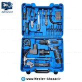 کیت کامل دریل شارژی 12 ولت 40 پارچه ویوارکس با لوازم دو باتری و گارانتی مدل VIVAREX VR1240-CDK