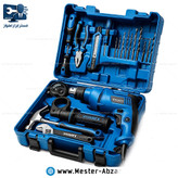 کیت دریل 13 چکشی 20 پارچه ویوارکس با کیف ابزار دستی کامل مدل VIVAREX VR6520-IDK