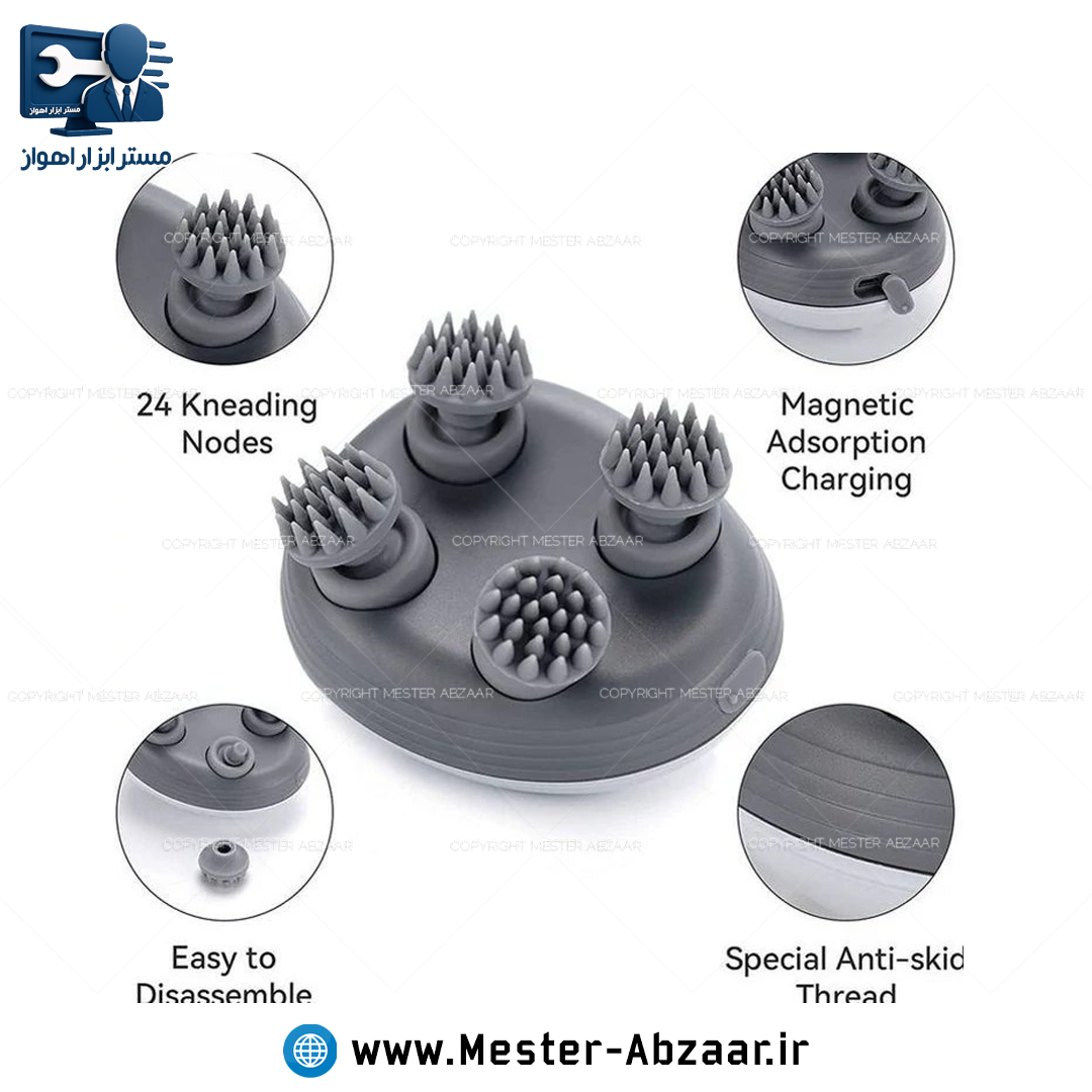 ماساژور شارژی سر اسکالپ Scalp massager مدل OSK-701