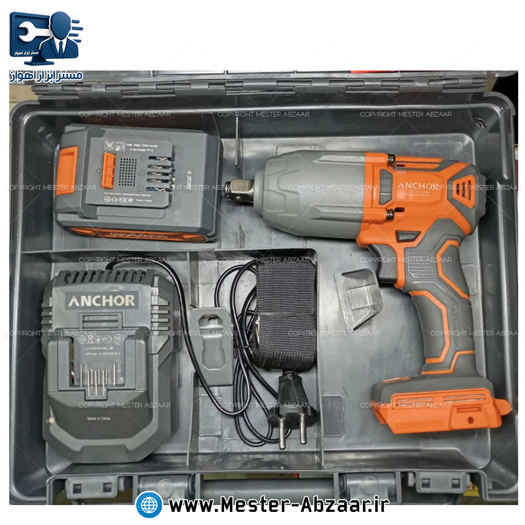 بکس شارژی براشلس 1000 نیوتون 20 ولت آنکور با گارانتی مدل ANCHOR DCW6