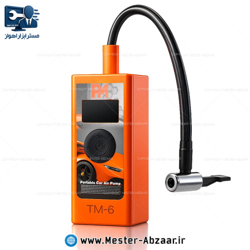 پمپ باد فندکی خودرو دیجیتال برند پی ام PM با گارانتی مدل TM-6