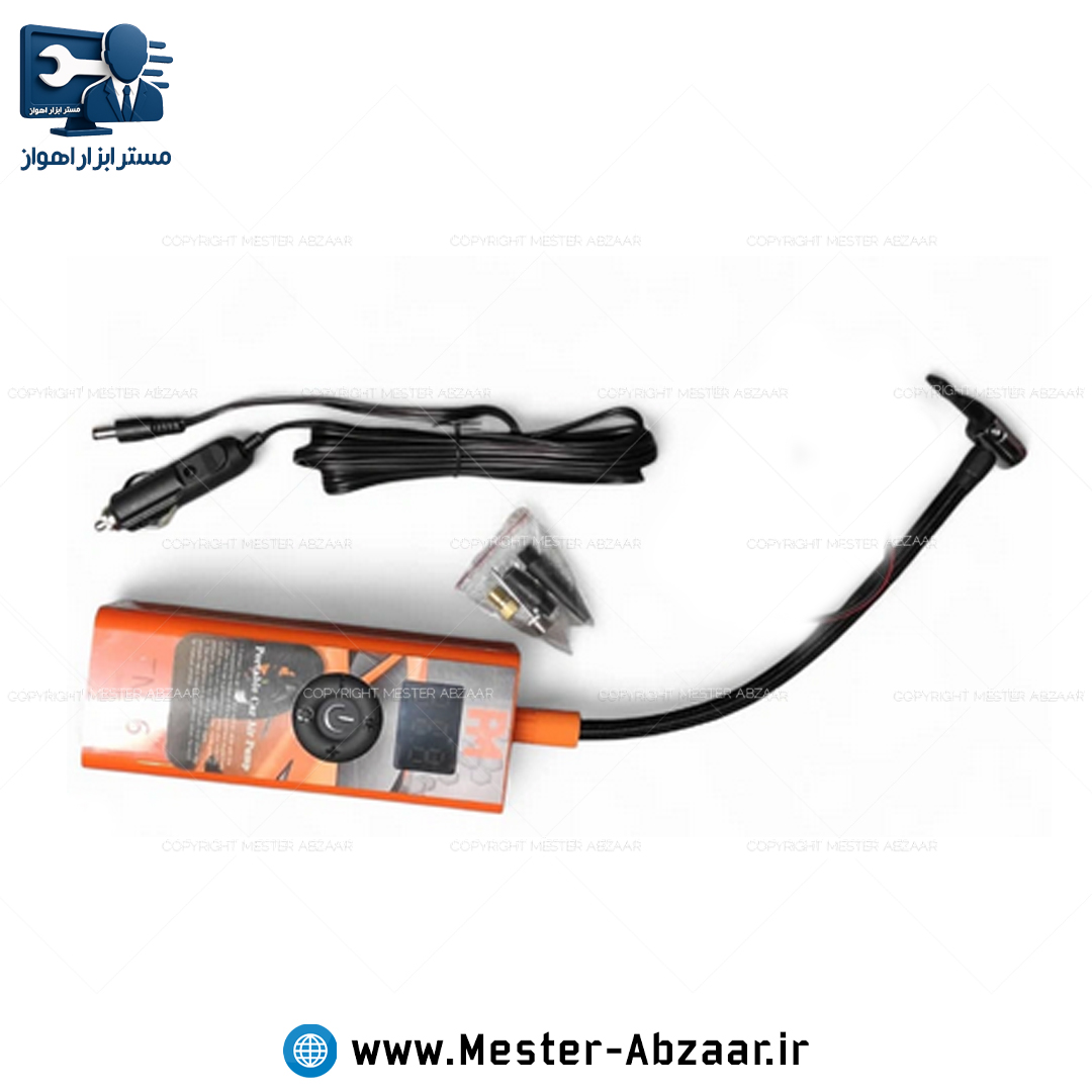 پمپ باد فندکی خودرو دیجیتال برند پی ام PM با گارانتی مدل TM-6