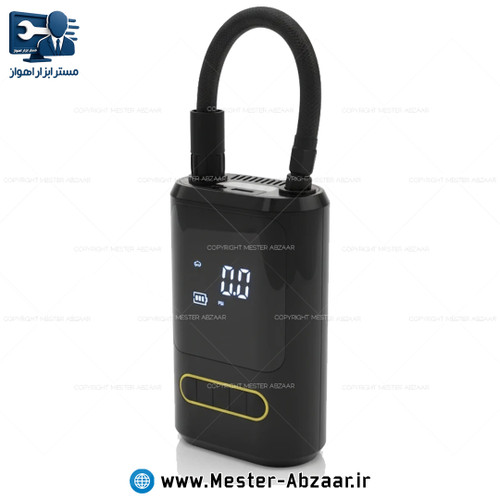 پمپ باد شارژی خودرو دیجیتال با قطع کن اتوماتیک مدل ATJ-8466