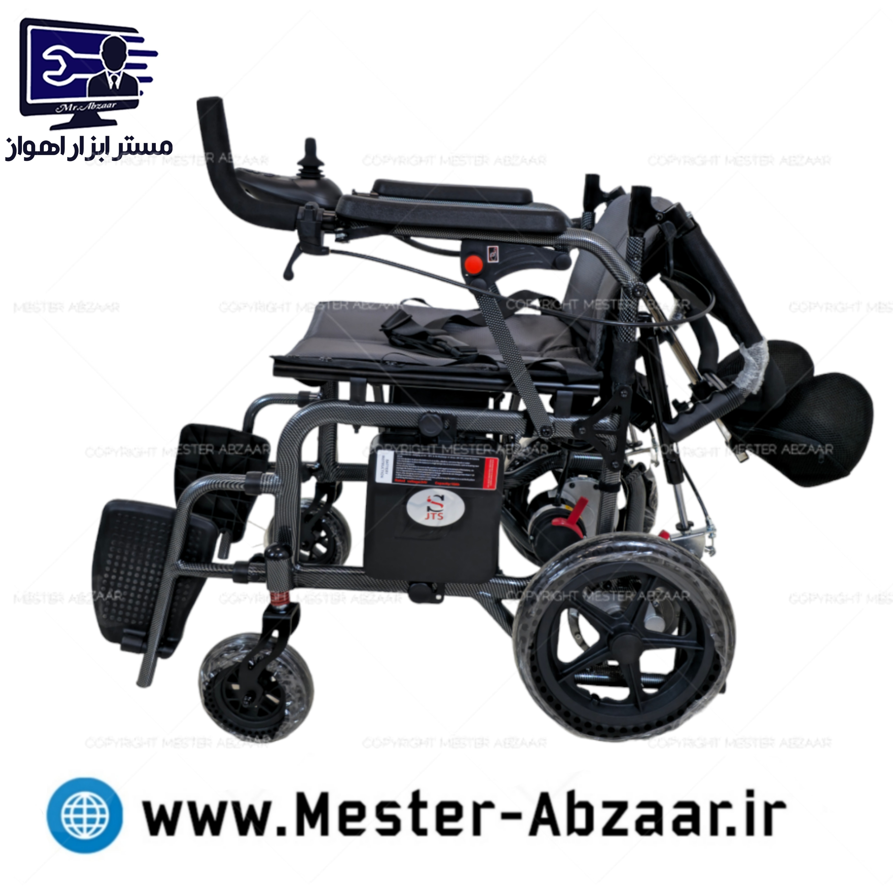 ویلچر برقی جی تی اس JTS تاشو شارژی مدل 123LA