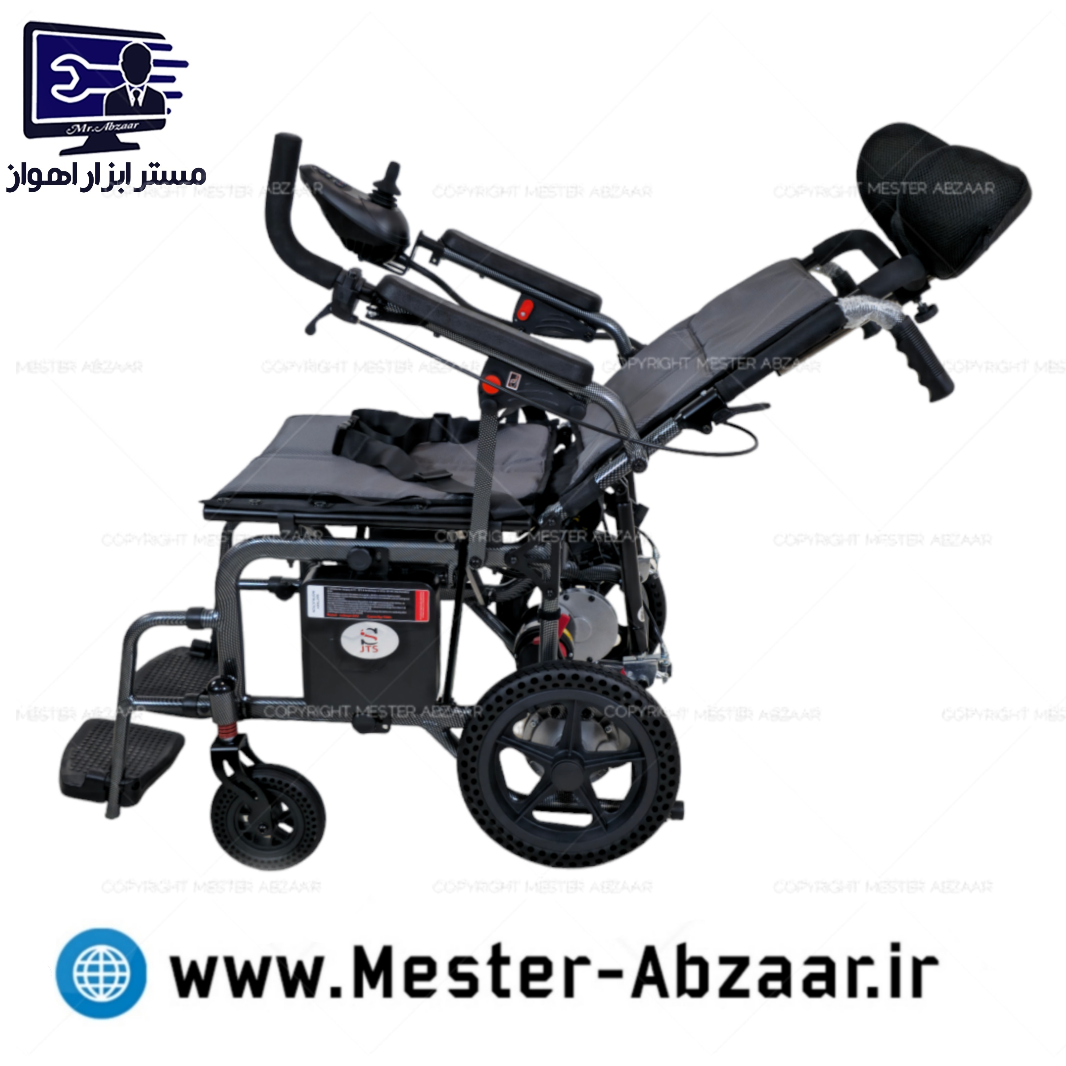 ویلچر برقی جی تی اس JTS تاشو شارژی مدل 123LA