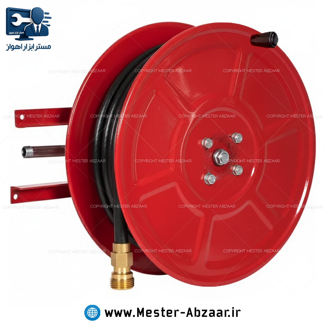 شیلنگ جمع‌ کن قرقره ای دستی زینو سایز 35 متری مدل ZINO 35M