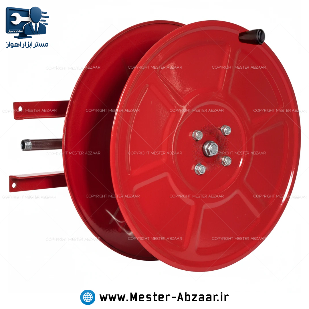 شیلنگ جمع‌ کن دیواری 50 متری قرقره ای دستی زینو مدل ZINO 50M