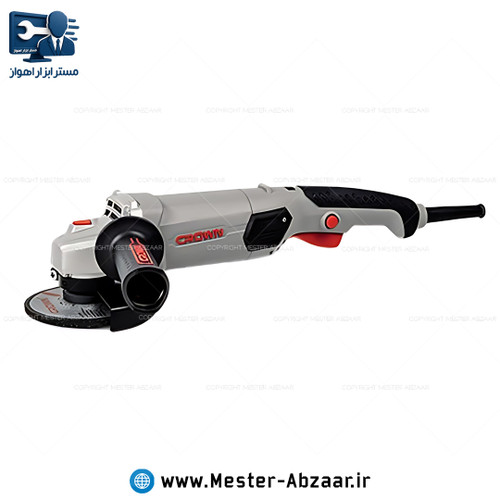 مینی فرز 900 وات دیمردار 115 میلی کرون کد 13505 با گارانتی مدل CROWN CT13505-115NV دسته بلند