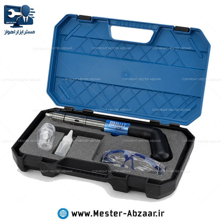 میخکوب چاشنی استیل باروتی BUT دستی تفنگی با کیف BMC مدل B.U.T G512