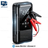 پمپ باد و جامپ استارتر شارژی چندکاره خودرو اتوماتیک با قطع کن دیجیتال مدل UN3803