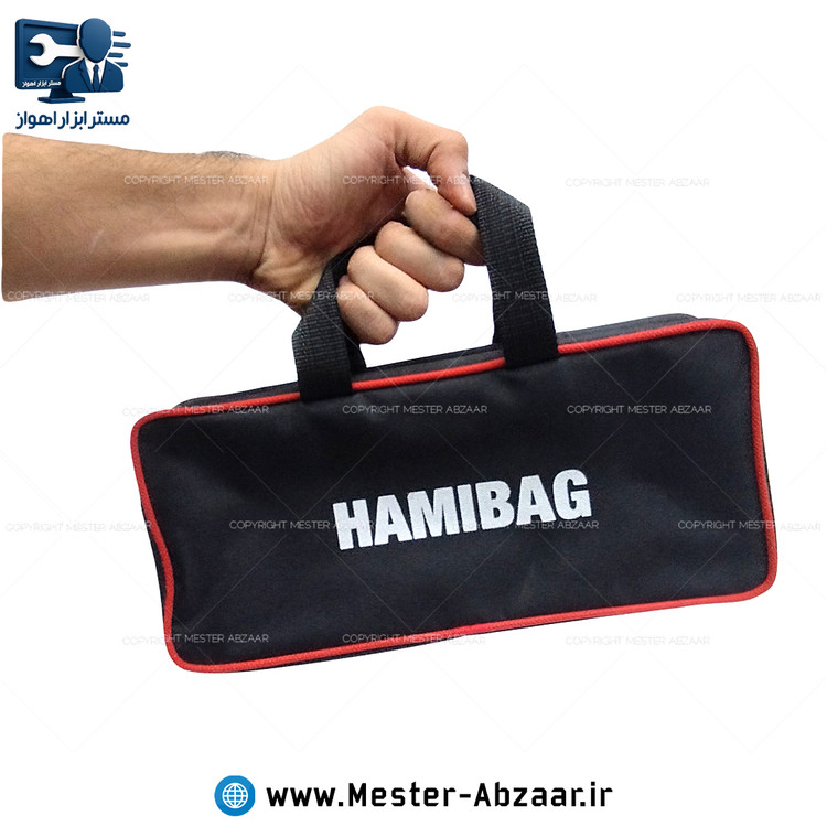 کیف ابزار پاسپورتی کوچک پارچه برزنتی مدل هامی بگ مینی HAMIBAG