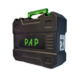 دریل پیچ گوشتی سه نظام فلزی صنعتی شارژی 20 ولت 2 باتری براشلس پی ای پی یک سال گارانتی با کیف مدل P.A.P BD-2015