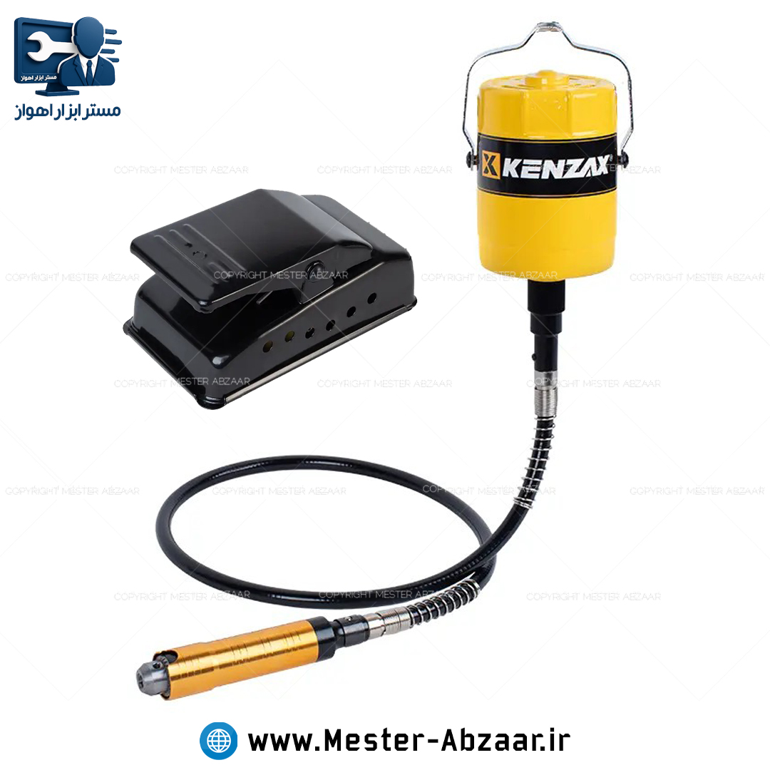 فرز انگشتی مینیاتوری حکاکی پدالی 220 وات 6 میلی متر صنعتی کنزاکس با گارانتی مدل KENZAX 3575