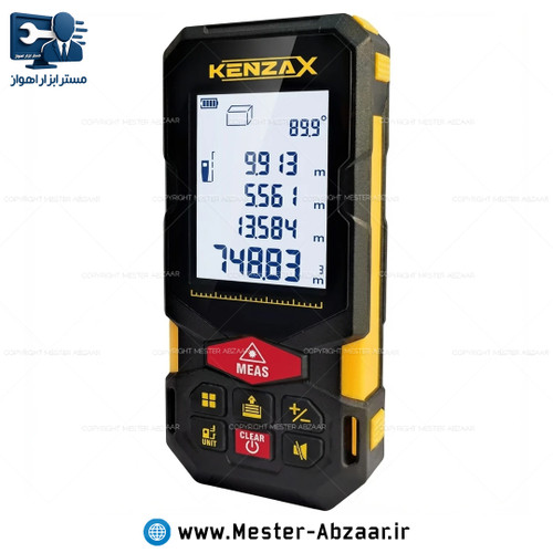 متر لیزری 50 متری کنزاکس هوشمند مدل KENZAX 1250