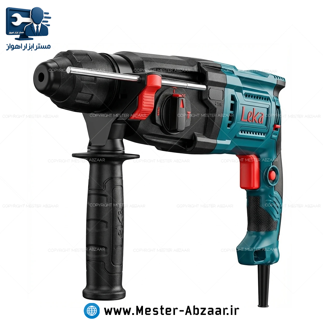 دریل تخریب بتن کن 900 وات سه کاره لکا با گارانتی مدل LEKA 1332 سه کیلویی